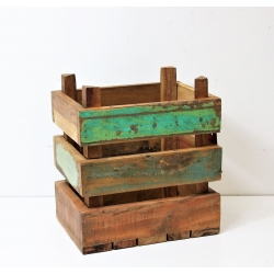 Kwietnik stolik skrzynka 3w1 drewno egzotyczne